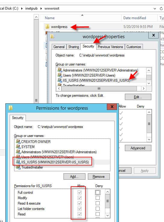 folder permissions